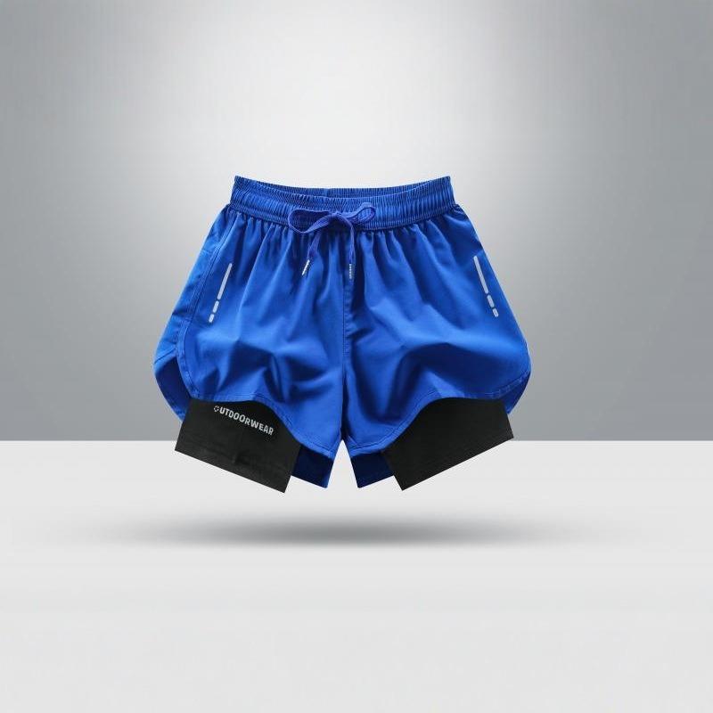 ショートパンツ 男性用 スポーツ ランニング トレーニング マラソン 陸上 吸湿速乾 通気性 グレー ブラ..