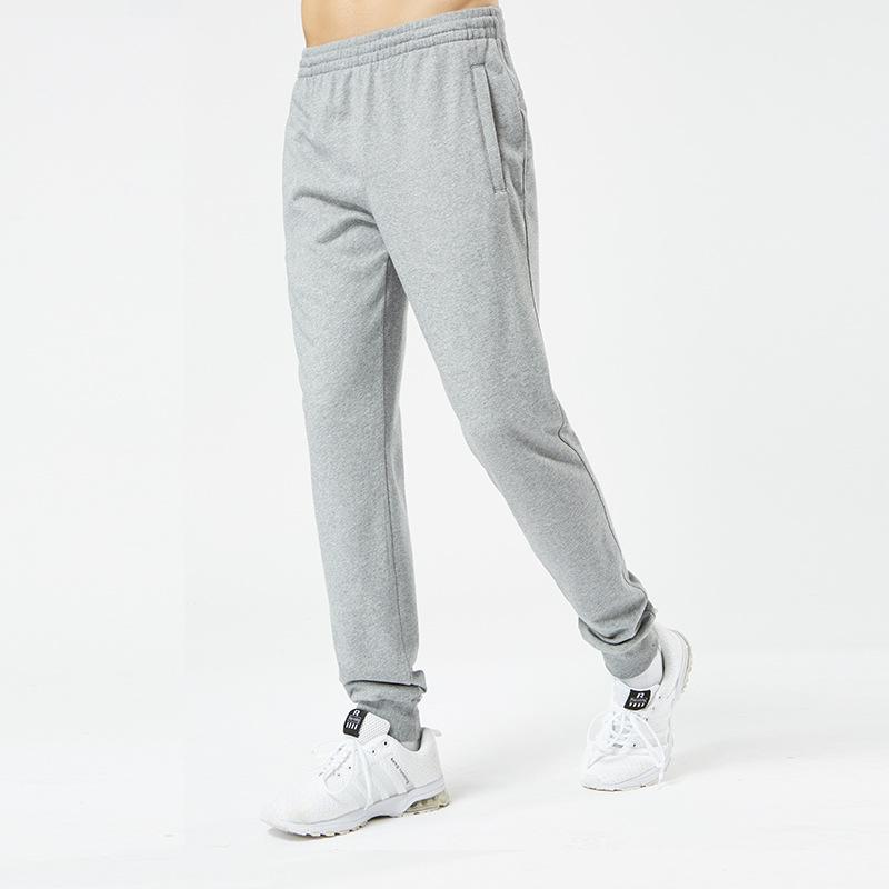 パンツ 男性用 スウェットパンツ ロングパンツ コットン 混紡 紐付き ウエストゴム 裾絞り 春秋 普段使..