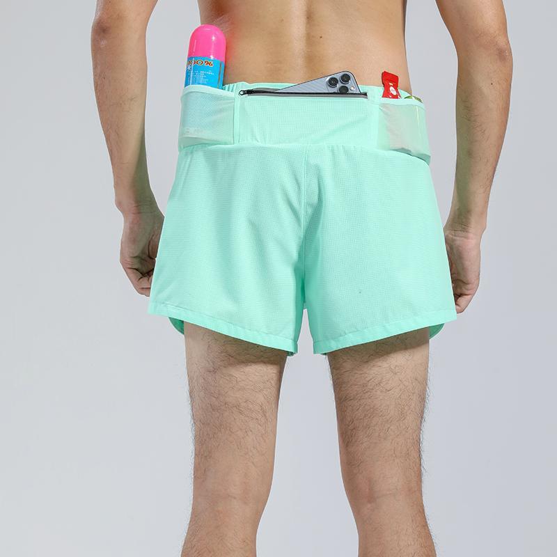 ショートパンツ 男性用 ランニングパンツ 陸上 マラソン 短パン ポケット付き 速乾 スポーツ トレーニ..