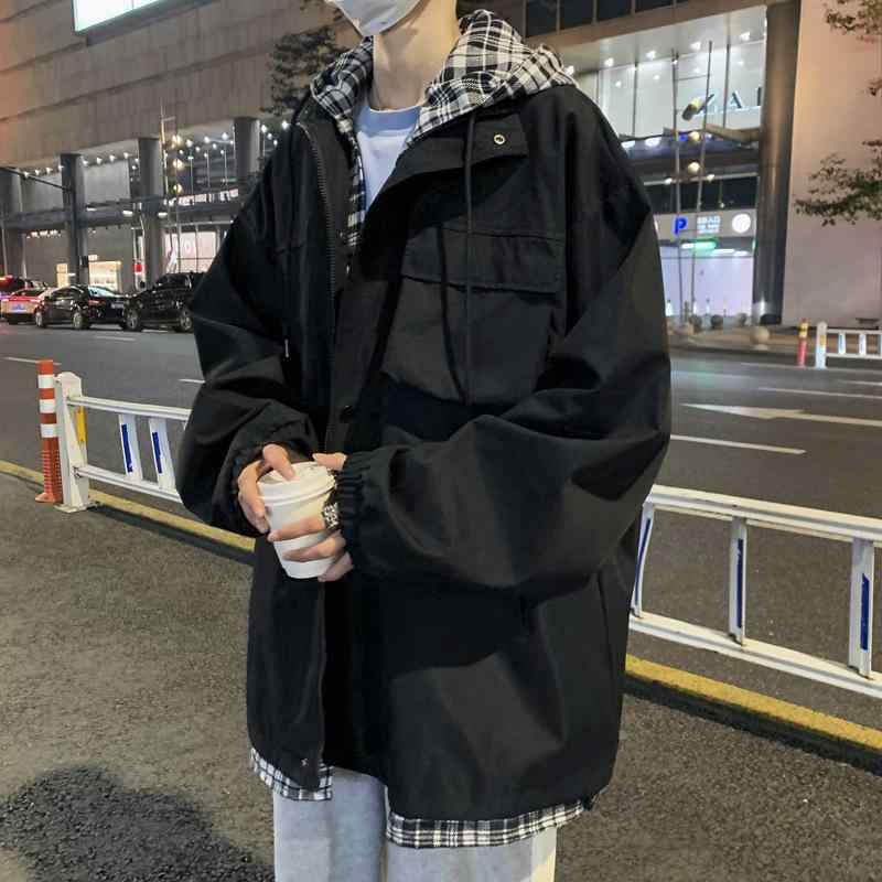 ジャケット 男性用 春秋 薄手 防風 アウター 大きいサイズ ゆったり ワークジャケット 無地 長袖 緑・製品カテゴリ: ジャケット・スタイル: 中性・版型: ルーズ・フロント: ジッパー・フード: 有り・厚さ: 薄手・柄: 無地・対象: 若者・生地: 化学繊維混紡・主な生地成分: ポリエステル・主な生地成分の含有量: ・裏地成分: ポリエステル・裏地成分の含有量: ・シーン: カジュアル・裾: ラウンド・袖丈: 長袖・カラー: グリーン・サイズ: M, L, XL, XXL, XXXL, 4XL, 5XL・袖のタイプ: レギュラー・対象年齢: 大人・対象性別: 男性