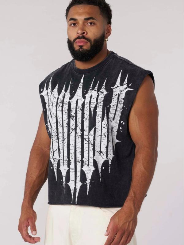 メンズ タンクトップ 春夏 男性用 コットン スポーツ トレーニング ウェア 吸湿 速乾 ノースリーブ Tシ..