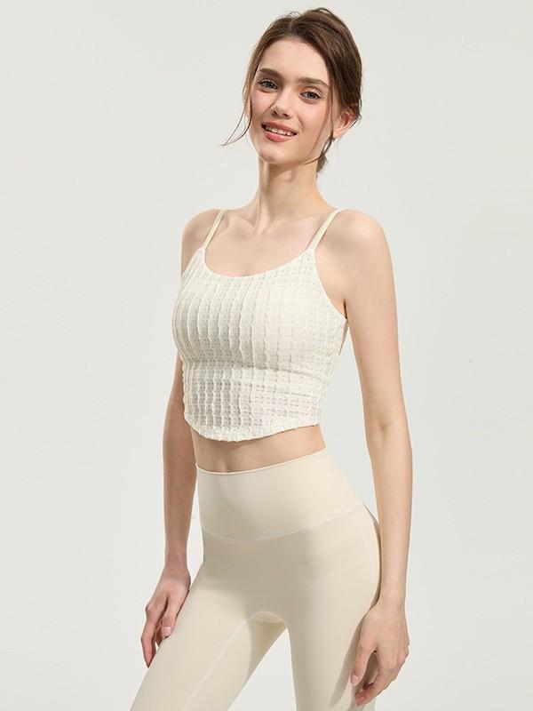 スポーツブラ レディース 揺れ防止 ランニング ヨガウェア トレーニング トップス 接触冷感 吸湿速乾 ..