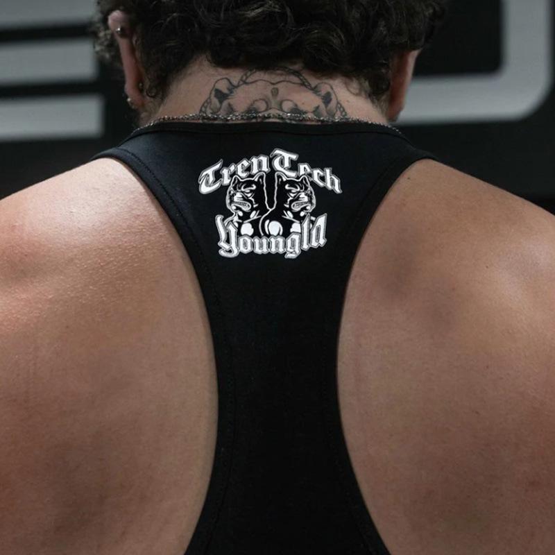 タンクトップ メンズ 男性用 コットン スポーツ ランニング トレーニング ウェア ノースリーブ 筋トレ ..