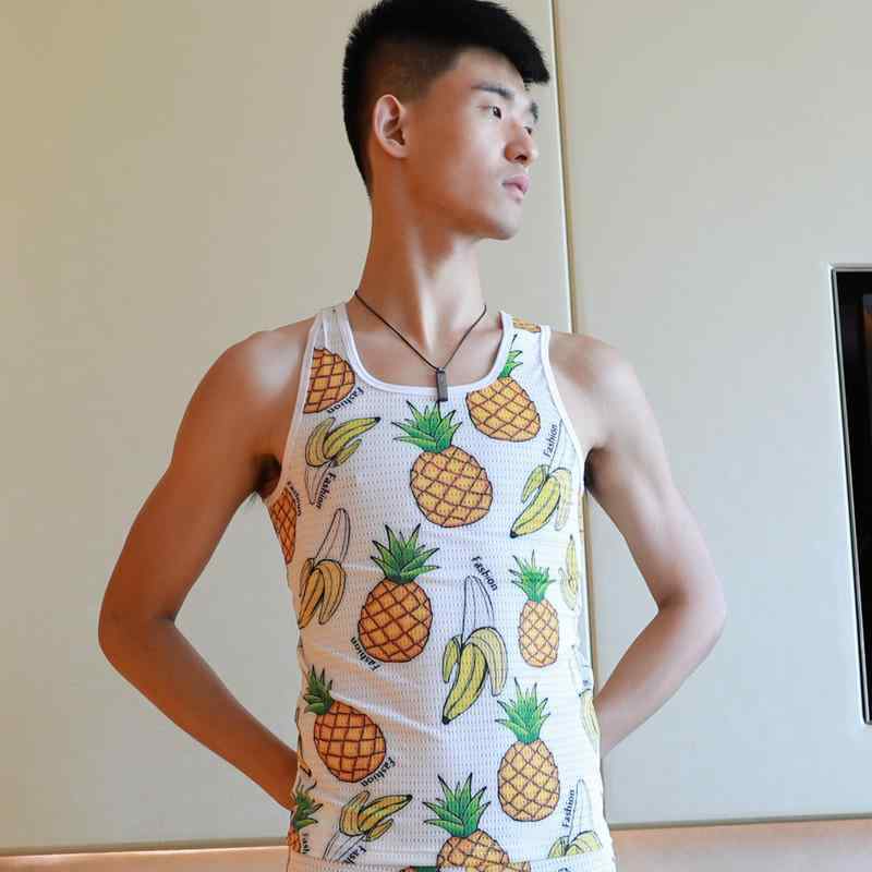 タンクトップ メンズ 男性用 Vネック メッシュ 部屋着 ルームウェア スポーツ トレーニング インナー ..