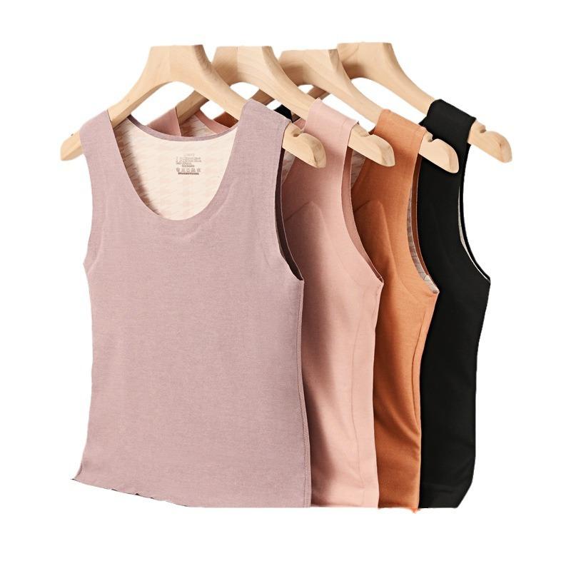 ベスト 男性用 女性用 羊毛 抗菌 防寒 裏起毛 ノースリーブ インナー 無地 ポリエステル あったか 肌着