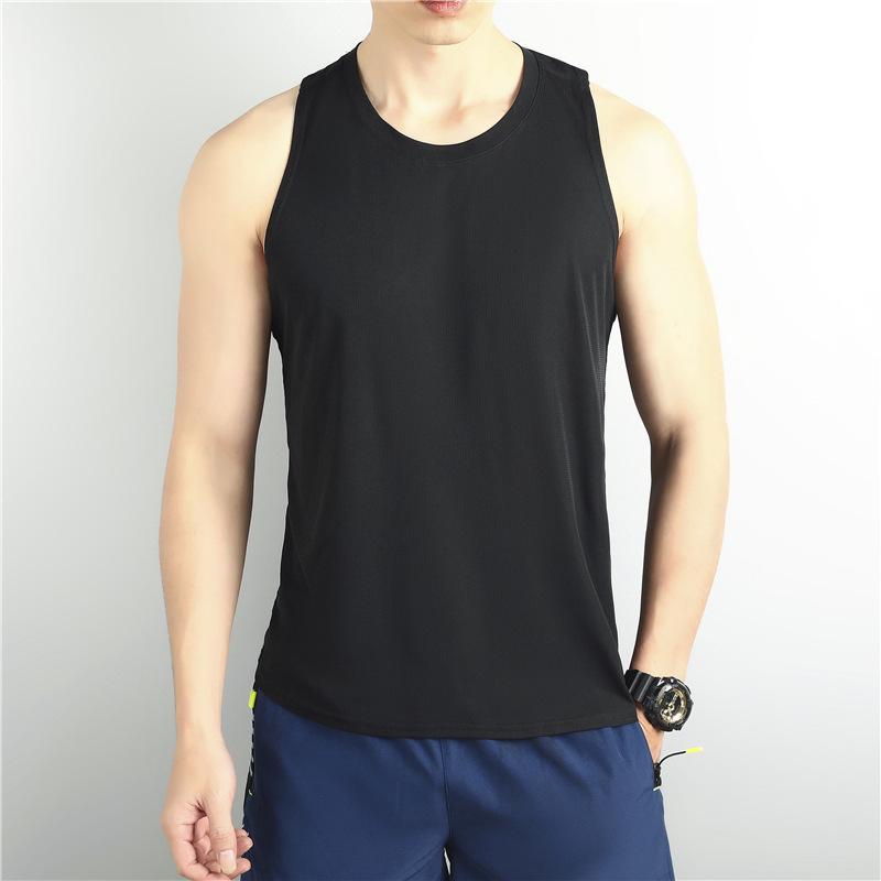 タンクトップ 男性用 速乾性 スポーツウェア ランニング トレーニング ウェア ノースリーブ トップス ..