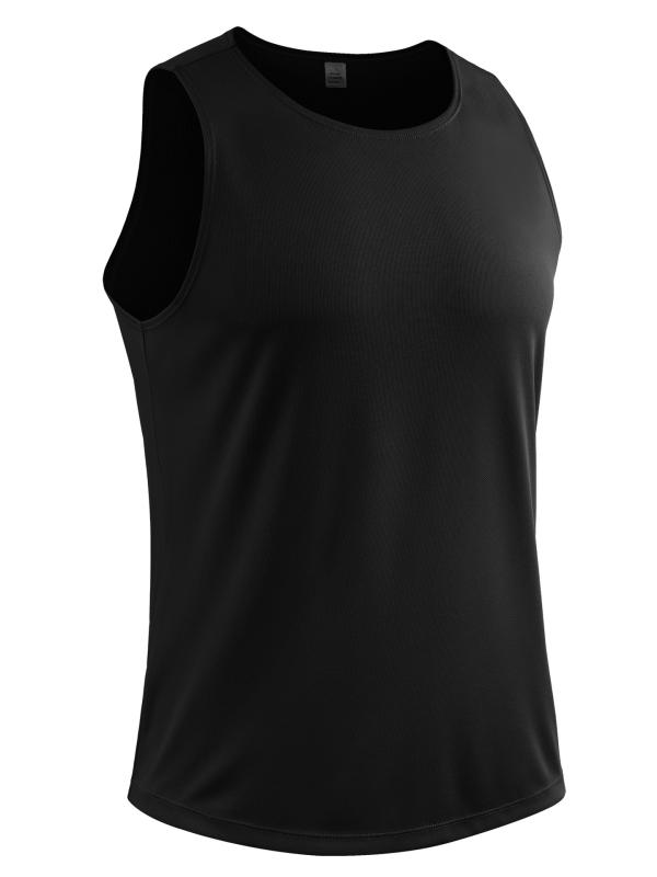 タンクトップ 男性用 スポーツウェア Tシャツ ランニングウェア バドミントン マラソン トレーニングウ..