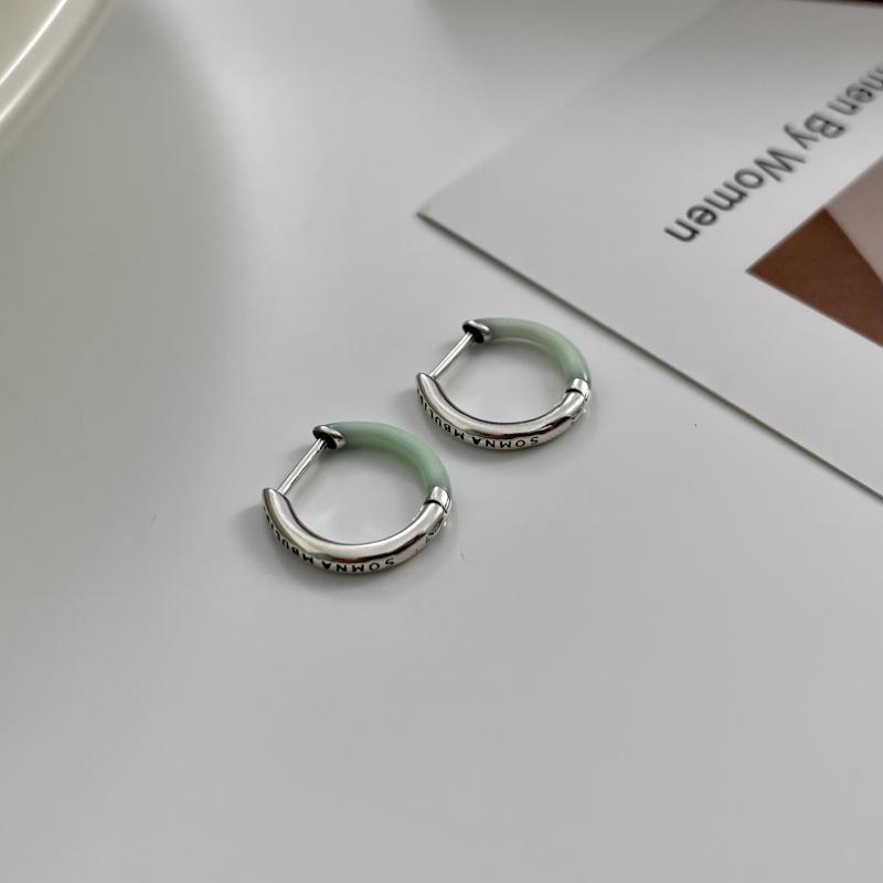 ピアス レディース s925 シルバー 小さめ フープ 幾何学 ドロップ油 イヤリング アクセサリー 銀色 清新 かわいい