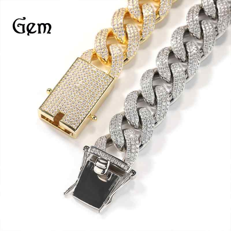 ネックレス 男性用 メンズ ジルコニア 幾何学模様 古巴チェーン ヒップホップ ストリート 個性的 アクセサリー 金色 銀色