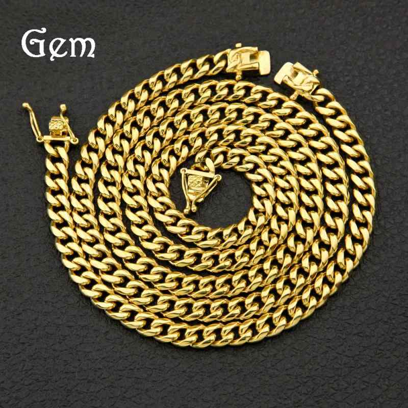 メンズ ネックレス ブレスレット ステンレス セット 男性用 アクセサリー 古巴チェーン 喜平チェーン 電気メッキ 金色 銀色 ヒップホップ ラッキーアイテム