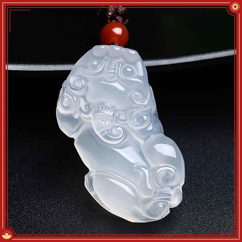 ネックレス 男女兼用 夫婦 貔貅 瑪瑙 ペンダント 招財 ラッキーアイテム アクセサリー