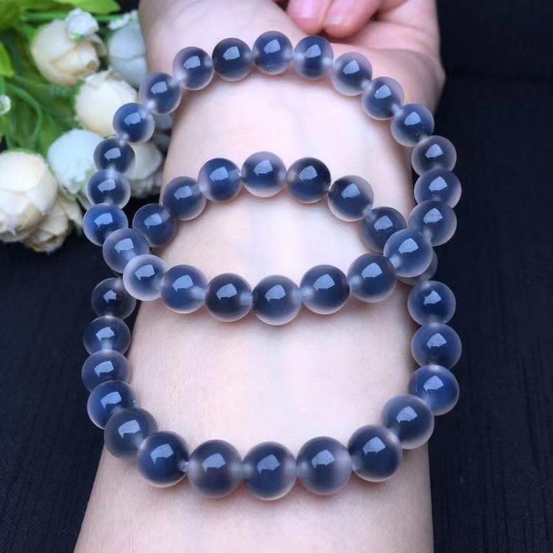 ブレスレット 男女兼用 民族風 天然瑪瑙 彩糖心 黒糖心 ファッション ラウンドビーズ 8mm 10mm 6mm 瑪..