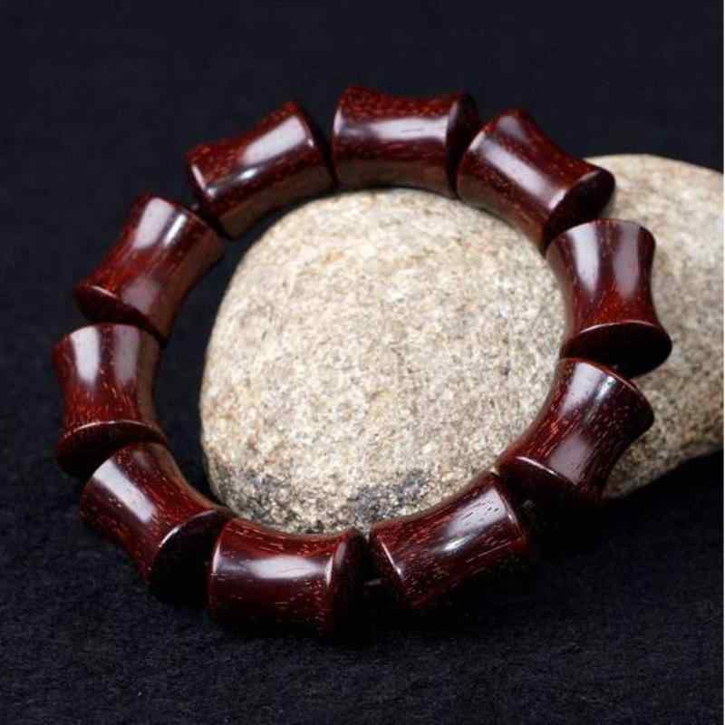 ブレスレット 男性用 高油密 老料 竹節 ジルコニア 15mm 12mm ギフト 贈答品