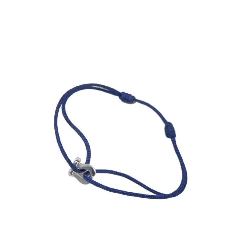 ブレスレット メンズ レディース おしゃれ マ蹄 レッド ブルー ブラック 手編み ハンドメイド 銅