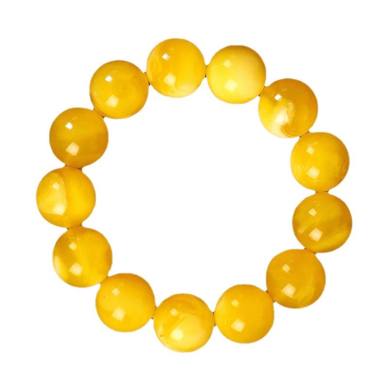 ブレスレット メンズ レディース 108粒 琥珀 アンバー ハニーアンバー オールドアンバー 鶏油黄 チキン..