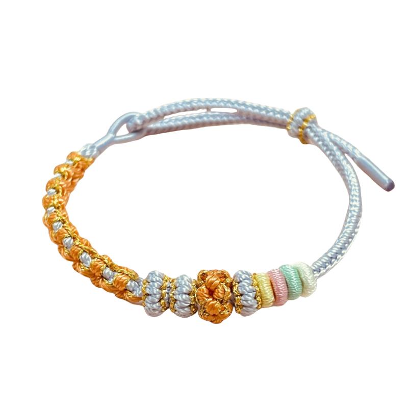 ブレスレット レディース メンズ 本命年 赤紐 十二ヶ月 花の女神 桃花 結び ラッキーアイテム 男女兼用..