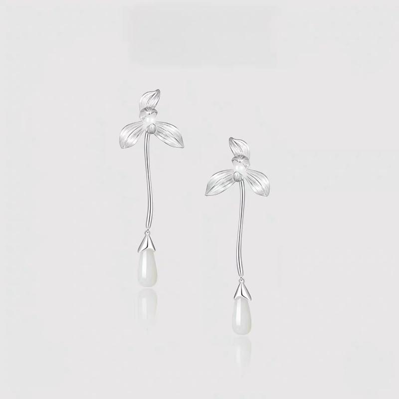 イヤリング レディース 新中式 ピアス 和風 漢服 チャイナドレス アクセサリー エレガント 電気メッキ..