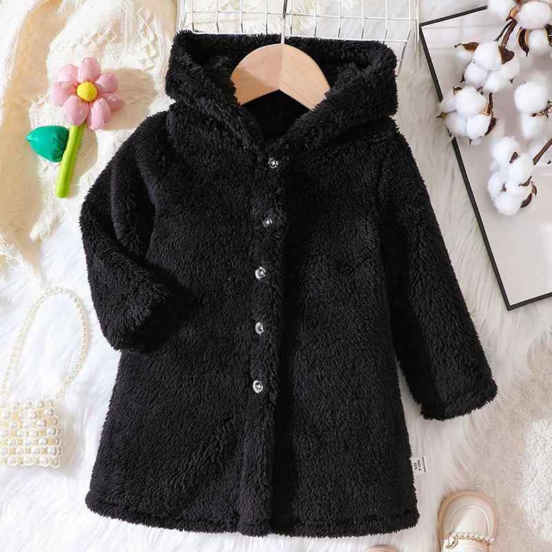 子供用コート ジャケット アウター 秋冬 ベビー服 男女兼用 中綿 幼児 長袖 防寒着 無地 フード付き ポ..