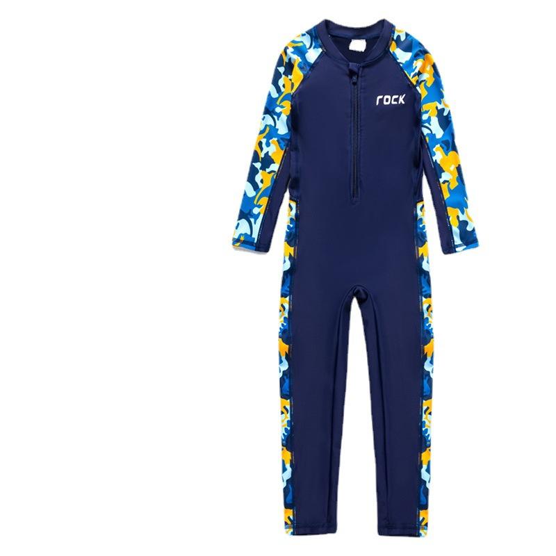 水着 男の子 キッズ 長袖 長ズボン ラッシュガード 小学生 中学生 高学年 セパレート スクール UVカット 紫外線対策 日焼け防止 速乾 伸縮性 海水浴 プール 授業 練習用