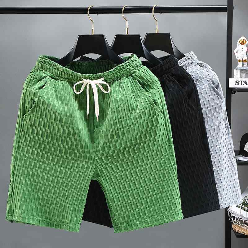 ハーフパンツ 男性用 ストレッチ 5分丈 スポーツ カジュアル 通気性 ルーズ 大きいサイズ 夏パンツ ポ..