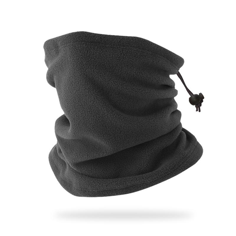 ネックウォーマー 男性用 秋冬 フリース 暖かい 防寒 多機能 ネックゲイター 帽子 アウトドア スポーツ 登山 グレー ブルー ブラック