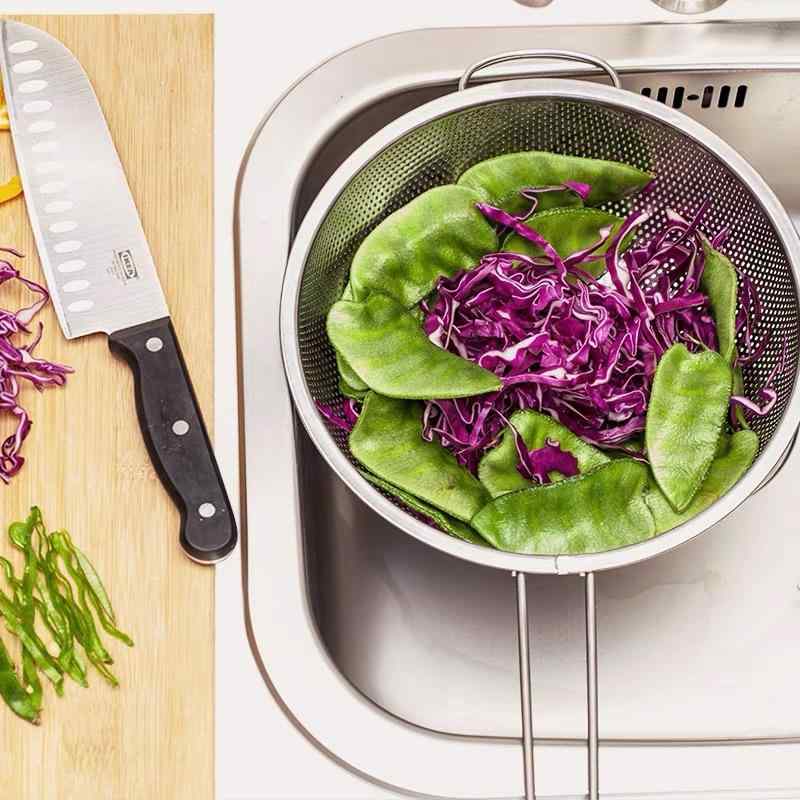 水切りラック ステンレス ざる ボウル 水切りカゴ 野菜 果物 米 麺類 油切り 揚げ物 燕三条製2