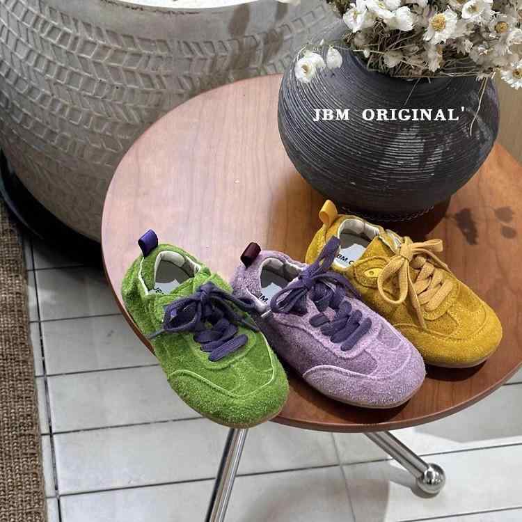 子供靴 スニーカー ローカット 男の子 女の子 革 牛革 スエード 韓国 カジュアルシューズ 薄底 滑り止め 春