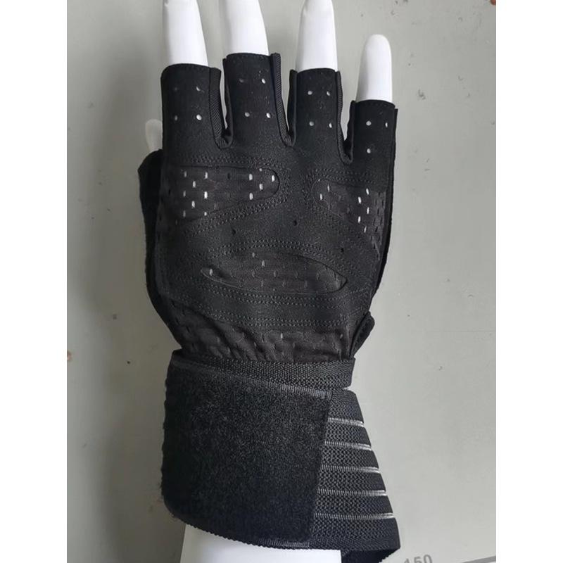 手袋 スポーツ用 メンズ ウェイトリフティング トレーニング グローブ 滑り止め リストフラップ付き ジ..