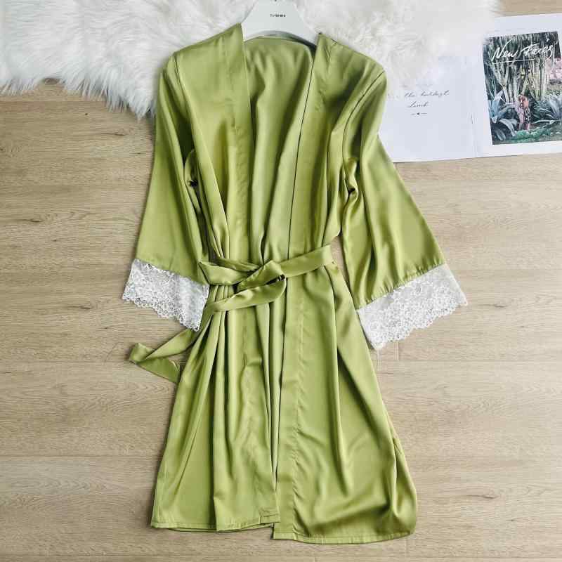 ワンピース レディース 白 レース 接触冷感 涼しい 寝巻き 誘惑 シルク風 サテン 浴衣 春夏秋 単品