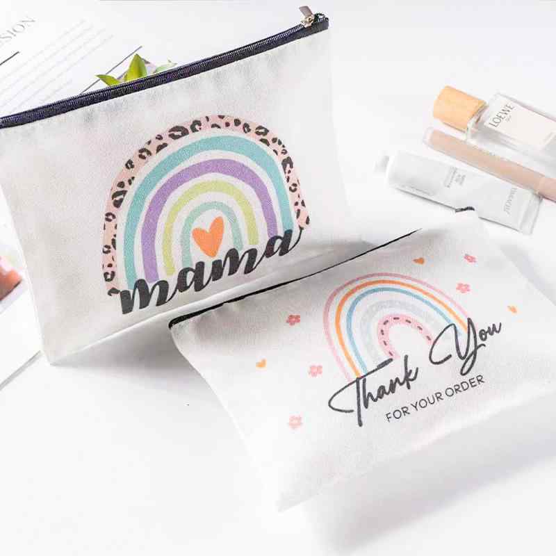 化粧ポーチ ペンケース 小物入れ 帆布 キャンバス コットン 綿 ファスナー ジッパー ロゴ カスタマイズ..