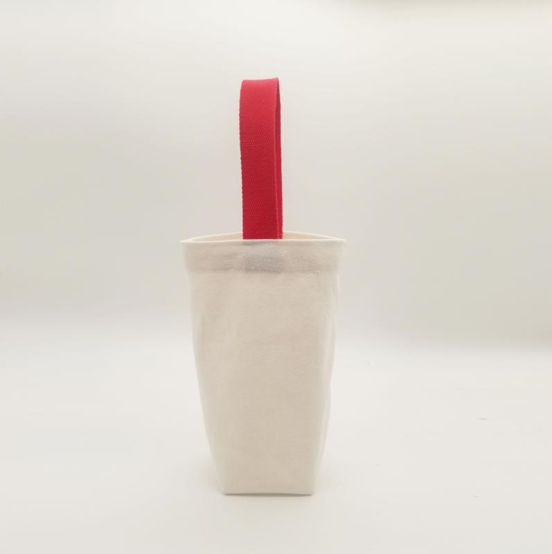 トートバッグ レディース 水筒ホルダー付き キャンバス 帆布 エコバッグ 買い物バッグ シンプル 普段使い2