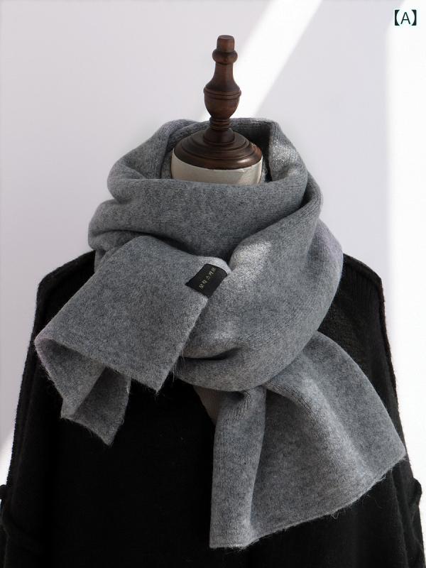 マフラー レディース メンズ 秋冬 �