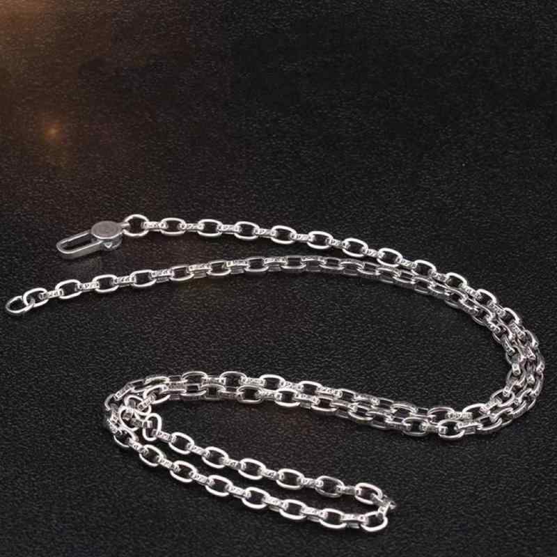 ネックレス 男性用 女性用 ユニセックス アクセサリー ジュエリー 首飾り 幾何学模様 幾何学形 ペンダント 幾何学 電気メッキ加工 銅製 六字 60cm オシャレ