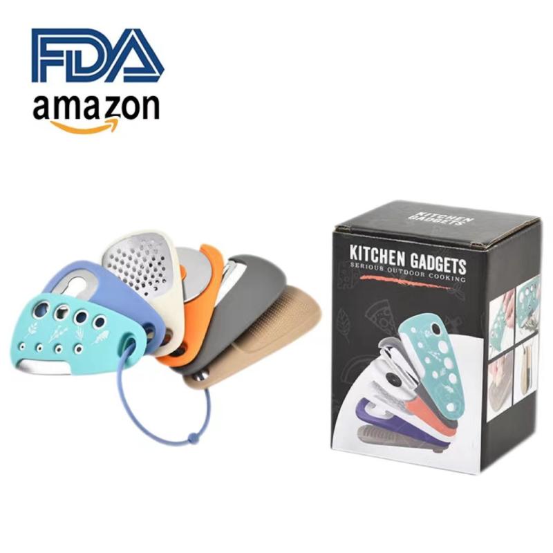 調理器具 6点セット ピザカッター ハーブカッター 栓抜き スライサー ガーリックおろし器 ステンレス ..