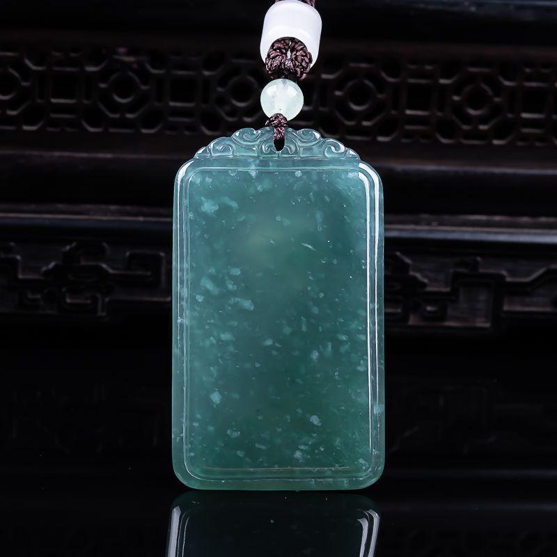 ネックレス レディース 翡翠 ペンダントトップ メンズ アイスジェイド ジェダイト お守り アクセサリー