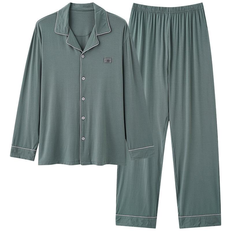 パジャマ カップル レディース メンズ 長袖 長ズボン 綿 モダール 秋冬 绵绸 部屋着 ルームウェア 上下セット ペア 寝巻き 旅行 ホテル 浴場 リラックス リラックスウェア 涼感 通気 保温 快適