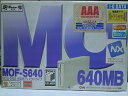 【中古】外付SCSI接続 640MB対応 MOドライブ MOF-S640/PCIN PCI SCSIカード(SC-UPCI)付属
