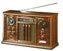 【中古】Denon 卓上型ラジオ 木目 GP-630