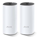 【中古】TP-Link メッシュ Wi-Fi システム 無線LAN AC1200 867 + 300 Mbps デュアルバンド 中継器 Deco M4 2ユニッ...