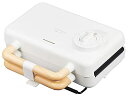 【中古】GH-HOTSB-WH ホットサンドメーカー2枚焼(ホワイト)