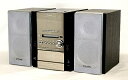 【中古】Panasonic パナソニック SC-PM57MD-K ブラック MDステレオシステム(5CDチェンジャー/MD/カセット/チューナーコンポ)(本体S...