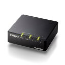 【中古】エレコム スイッチングハブ ギガビット対応 5ポート マグネット付 AC電源 ブラック EHC-G05PA4-JB