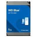 【中古】Western Digital HDD 1TB WD Blue PC 3.5インチ 内蔵HDD WD10EZRZ-RT
