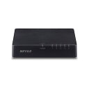 【中古】バッファロー BUFFALO 10/100Mbps対応 プラスチック筺体 AC電源 5ポート ブラック スイッチングハブ LSW4-TX-5EP/BKD