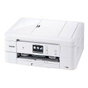 【中古】(旧モデル) ブラザー A4インクジェット複合機 DCP-J982N-W (白モデル/ADF/有線・無線LAN/手差しトレイ/両面印刷/レーベル印刷)