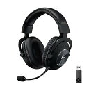 【中古】Logicool G PRO X ワイヤレス ゲーミングヘッドセット G-PHS-004WL LIGHTSPEED Dolby 7.1ch マイク付き ...