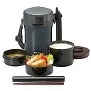 【中古】タイガー 魔法瓶 保温 弁当箱 ステンレス ランチ ジャー 茶碗 約 3 杯分 チャコールグレー LWU-A171-HD Tiger