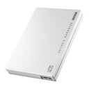 【中古】アイ・オー・データ機器 USB3.0 ポータブルHDD ホワイト×シルキーグレー 1TB