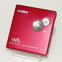 【中古】SONY ソニー MZ-NE810(-R)レッド Net MD対応ポータブルMDウォークマン MDLP対応 (MD再生専用機/MDウォークマン)