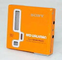 【中古】SONY ソニー MZ-E77 (オレンジ) ポータブルMDプレーヤー MDLP非対応 (MD再生専用機/MDウォークマン)